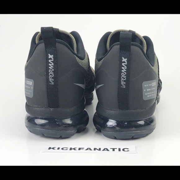 New Nike Air Vapormax Run Utility Olive Shoes - Picture 4 of 7
